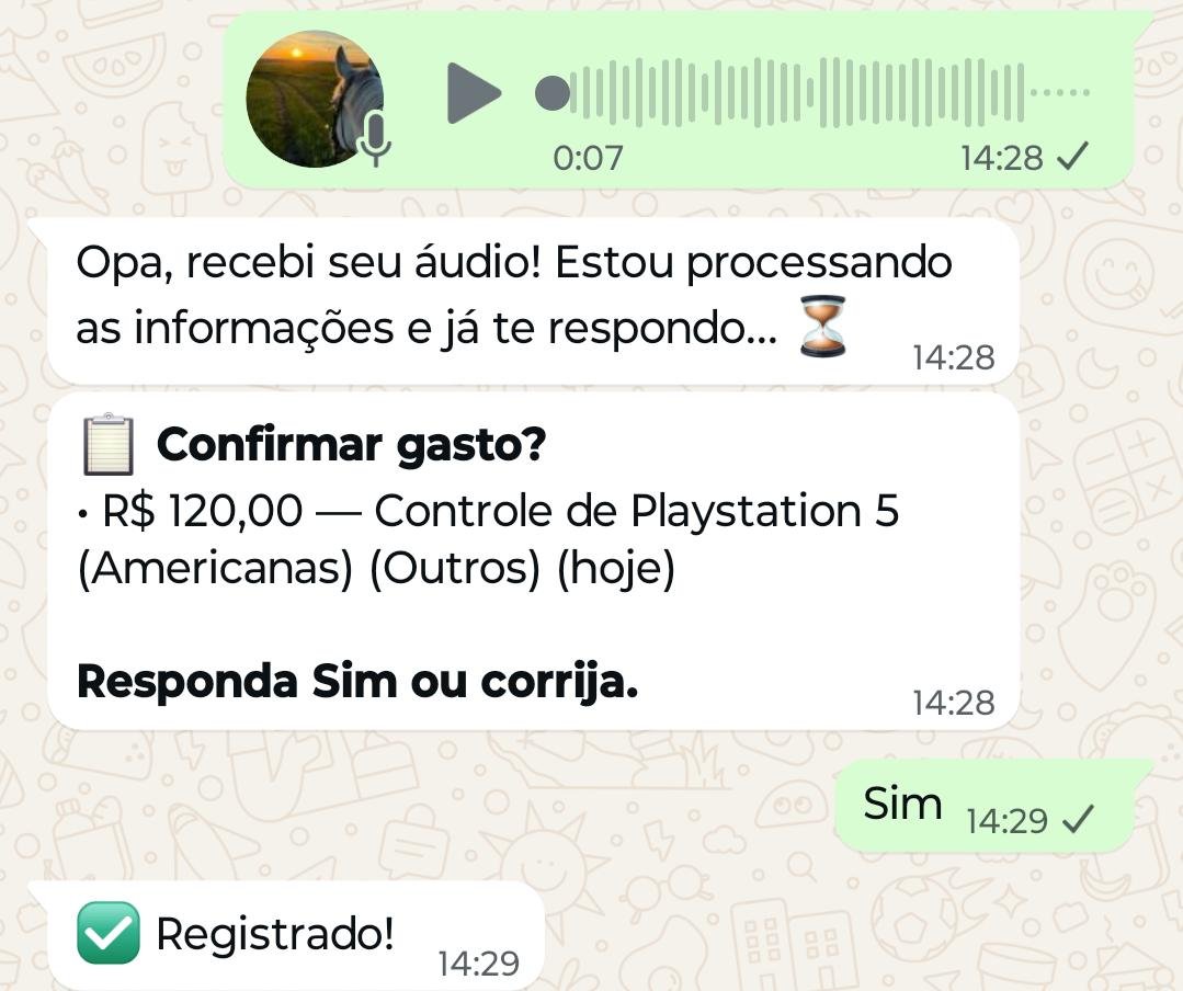 Registro por áudio